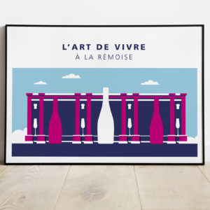 Mockup - Affiche "Porte Mars - été"