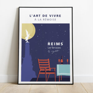 Reims by night lune jaune