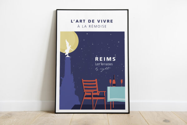 Reims by night lune jaune