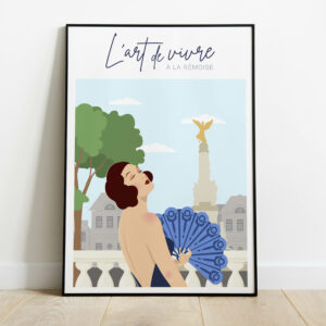 Femme à l'éventail